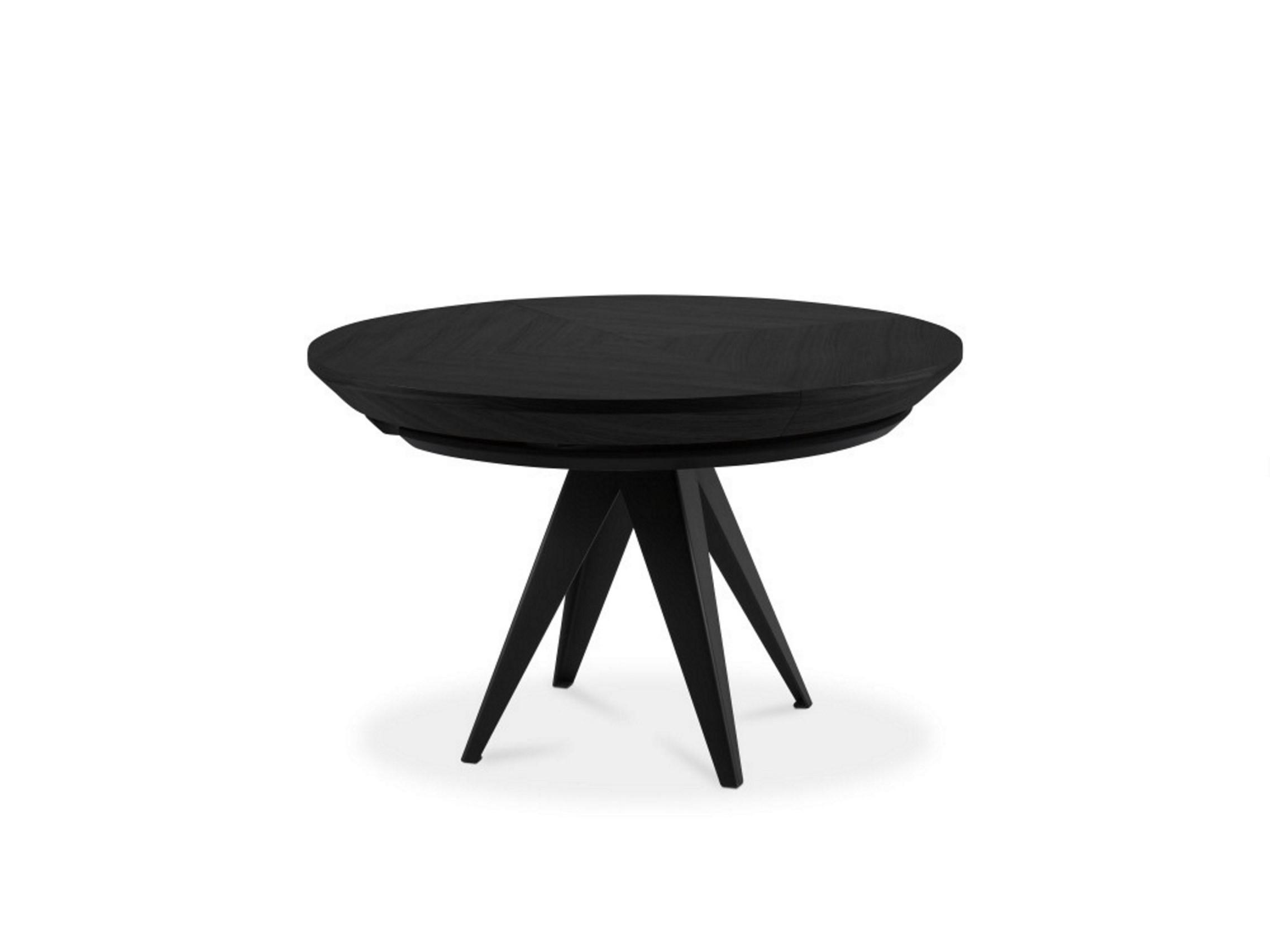 ESSTISCH GLOBO Ausziehbar 130 - 230 / 130 x 76 cm - Schwarz, Holz (130/130/76cm) - MASSENO
