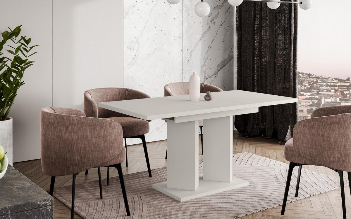 ESSTISCH BELTRA Ausziehbar 120 - 160 / 80 x 76 cm - Kaschmir, Holz (120/80/76cm) - MASSENO