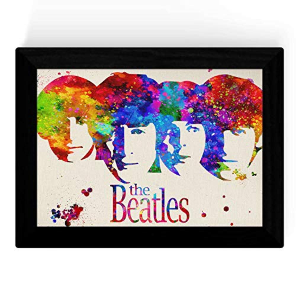 POSTER Beatles – Music A4 Schwarzer Rahmen - Schwarz, Papier (29.7/5/21cm) - Nacnic
