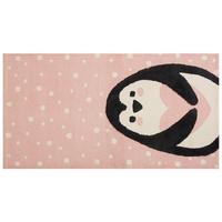 KURZFLOR-KINDERTEPPICH Pengkol 150/80 cm - Pink, Textil (80/150cm) - Beliani