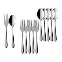 KAFFEEBESTECK BUNDLE Oscar edelstahl 12-tlg. - Edelstahlfarben, Metall - Villeroy & Boch