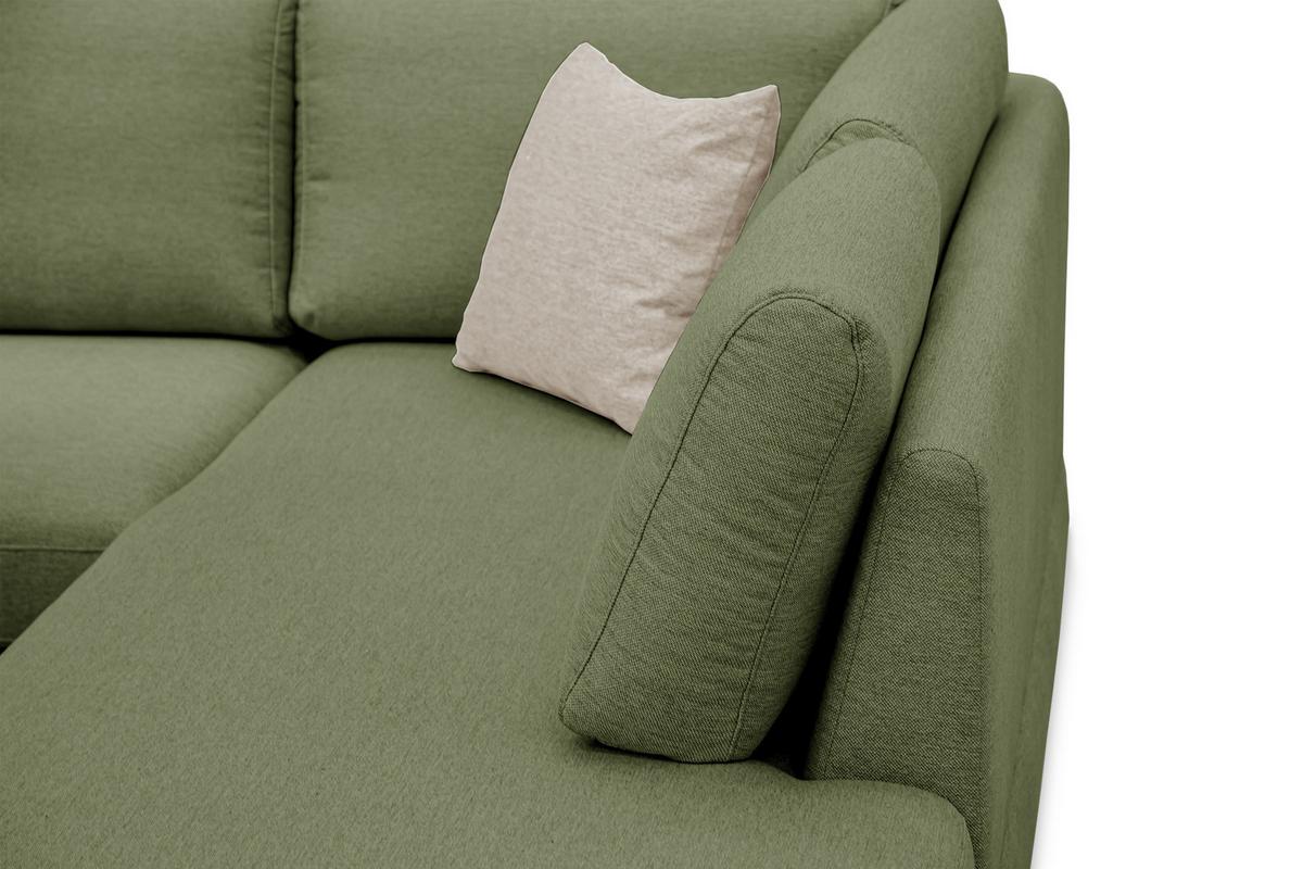 ECKSOFA OTTO 5-Sitzer, grün - Grün, Holzwerkstoff/Textil (279/219cm) - Wozimo