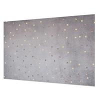 FOTOTAPETE 104x70 cm - Symmetrische Punkte - Grau, Textil (104/70cm) - Wallfluent