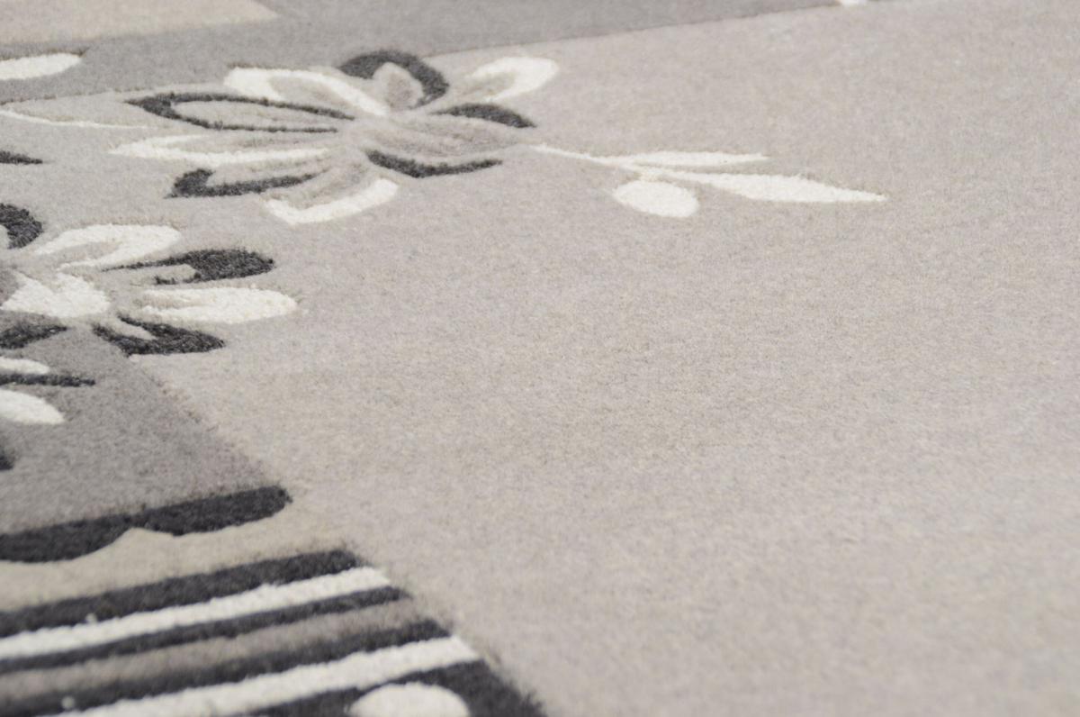 TUFTTEPPICH Napura 160x230 cm - Grau, Textil (160/230cm) - THEKO