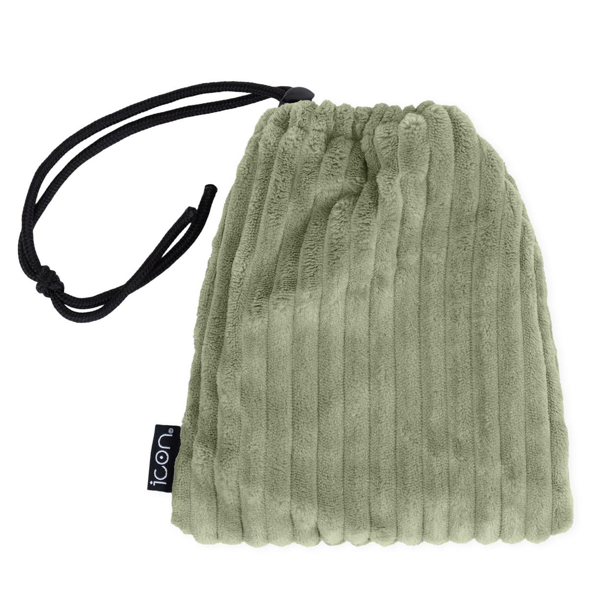 SITZSACK-SOFA 4-tlg. ZEN: 2 Ecksessel, Sessel, Fußstütze - Grün, Textil (390/68/100cm) - icon