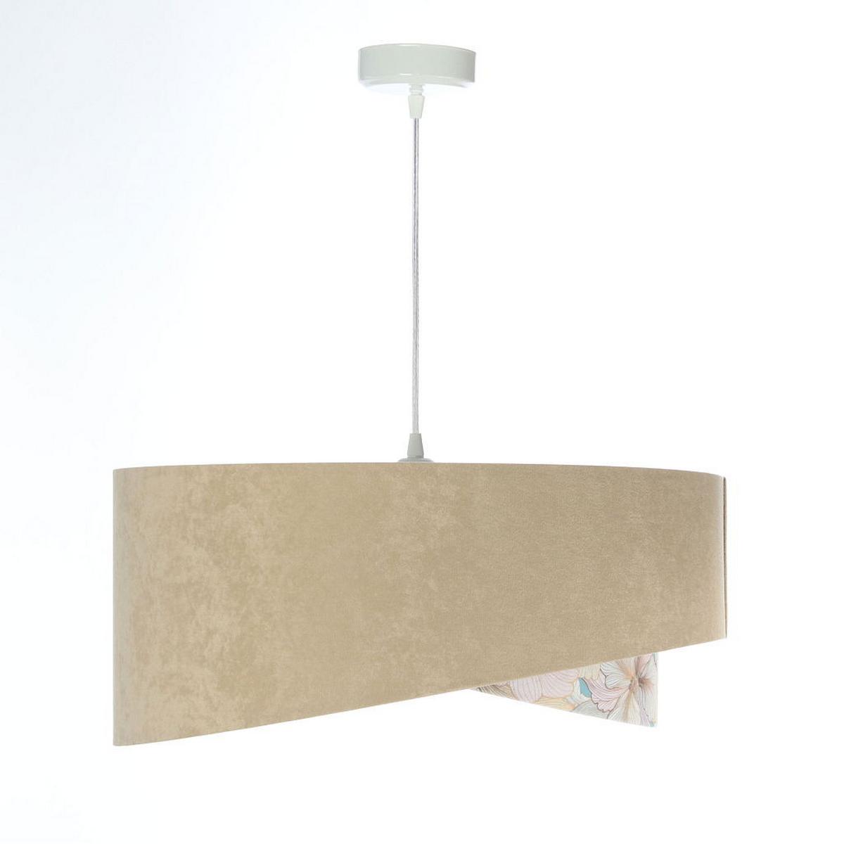 HÄNGELEUCHTE Silber 50/23 cm - Silberfarben, Kunststoff (50/1.3/23cm) - ONZENO