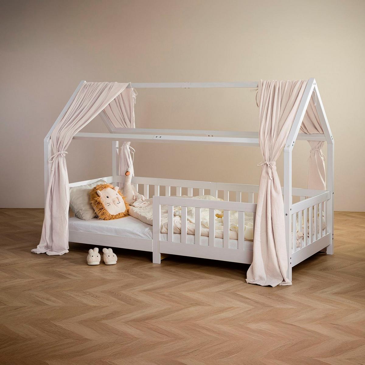 HAUSBETT-HIMMEL NENA - Beige, Textil - IDIMEX