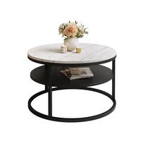 COUCHTISCH CIRI SLIM LEVANTO mit Regal - Schwarz, Holzwerkstoff (60/60/42cm) - Lookway