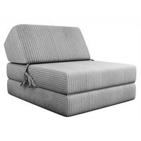 KLAPPSOFA Kevin Cord - Grau, Textil (73/58/90cm) - MIRJAN24