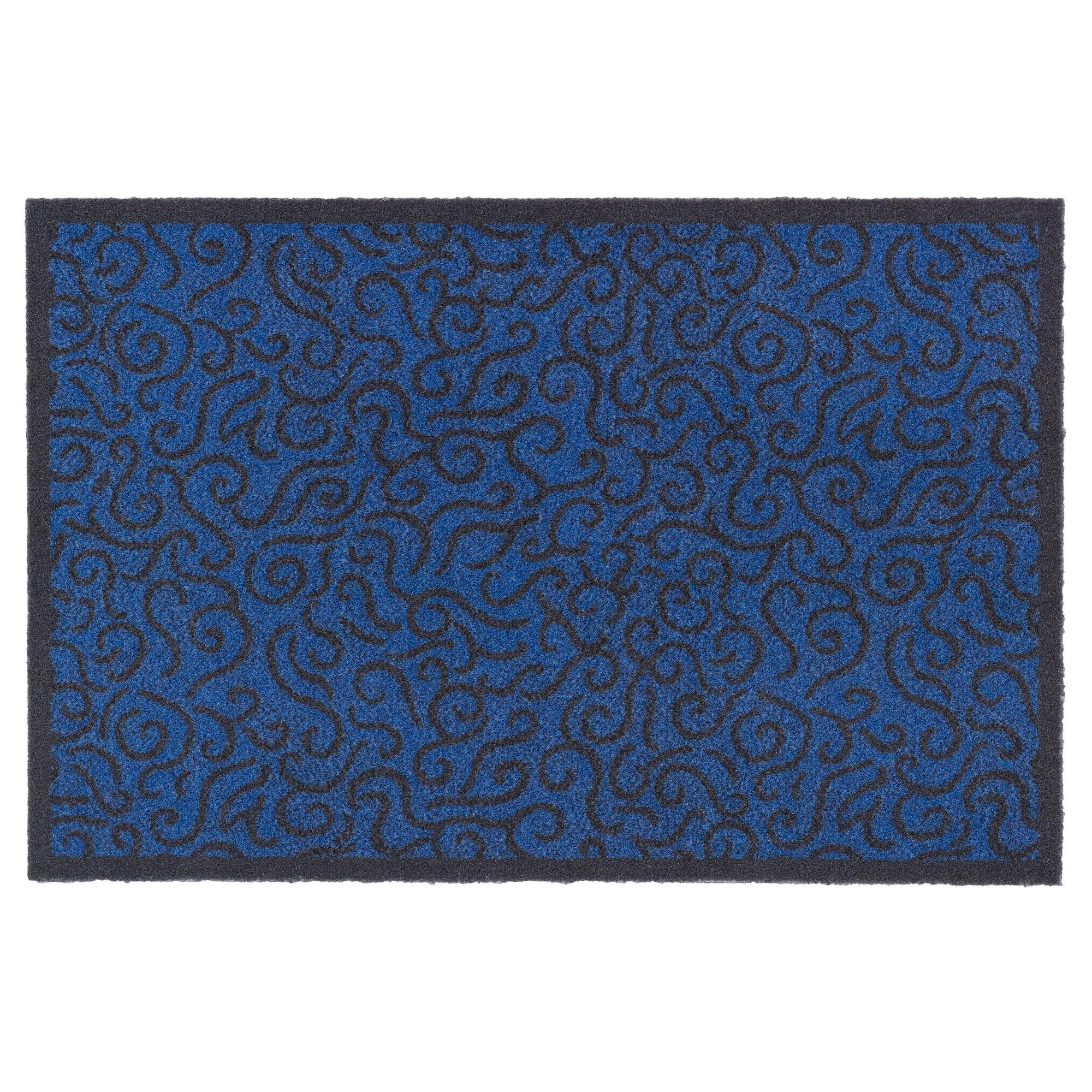 FUSSMATTE SAUBERLAUF SUPERCLEAN - Blau, Textil (40/60cm) - Pergamon