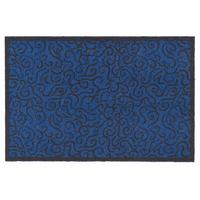 FUSSMATTE SAUBERLAUF SUPERCLEAN - Blau, Textil (40/60cm) - Pergamon