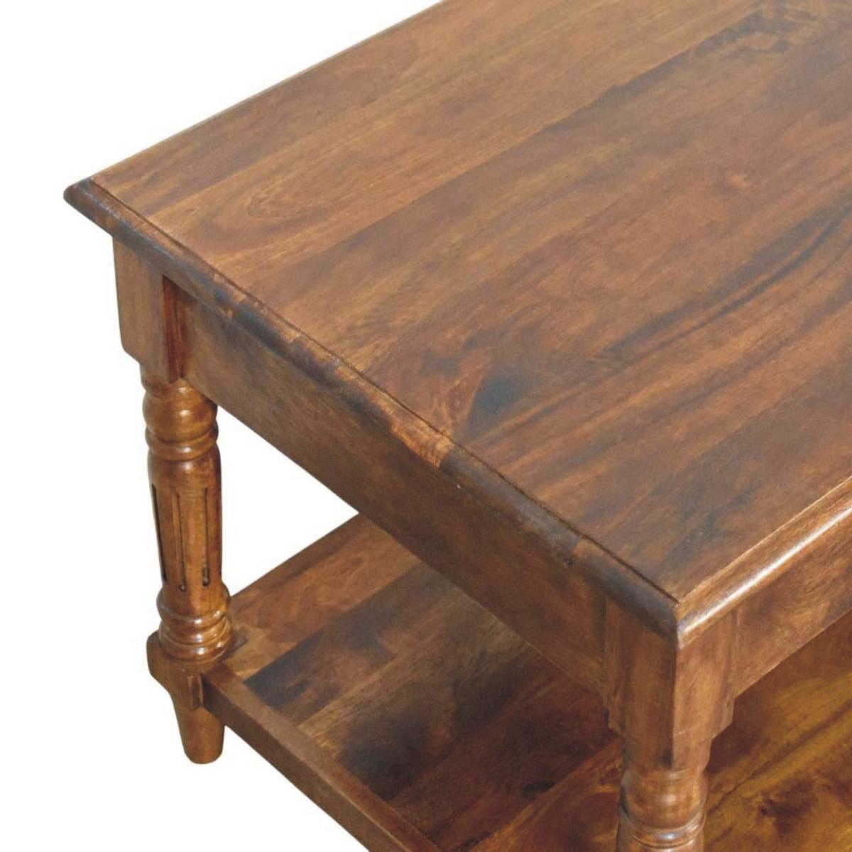 COUCHTISCH, 2 Schubladen, braun - Braun, Holz (85/55/45cm) - Artisan Furniture