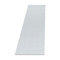 TEPPICH Hochflor SPREE in Weiß, einfarbig, 80 x 250 cm - Weiß, Textil (80/250cm) - KADIMA DESIGN