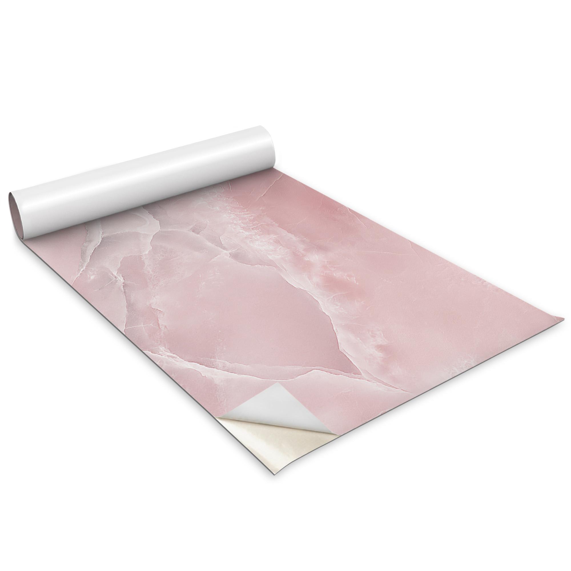 MÖBLAUFKLEBER 100x50 cm rosa - Hellrosa, Kunststoff (50/0.1/100cm) - Wallfluent