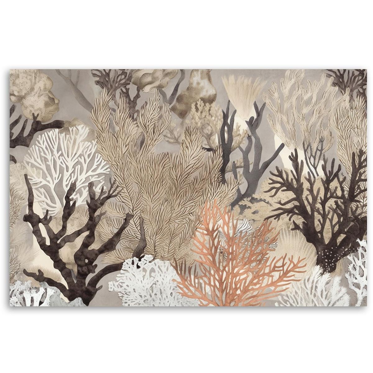 KUNSTDRUCK Beige 60/40 cm - Beige, Textil (60/40cm) - KUNSTLOFT