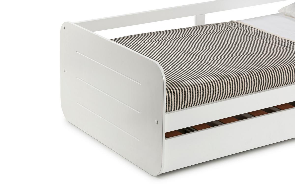 BETT Redona Weiß 195/105/60 cm - Weiß, Holz - Calicosy
