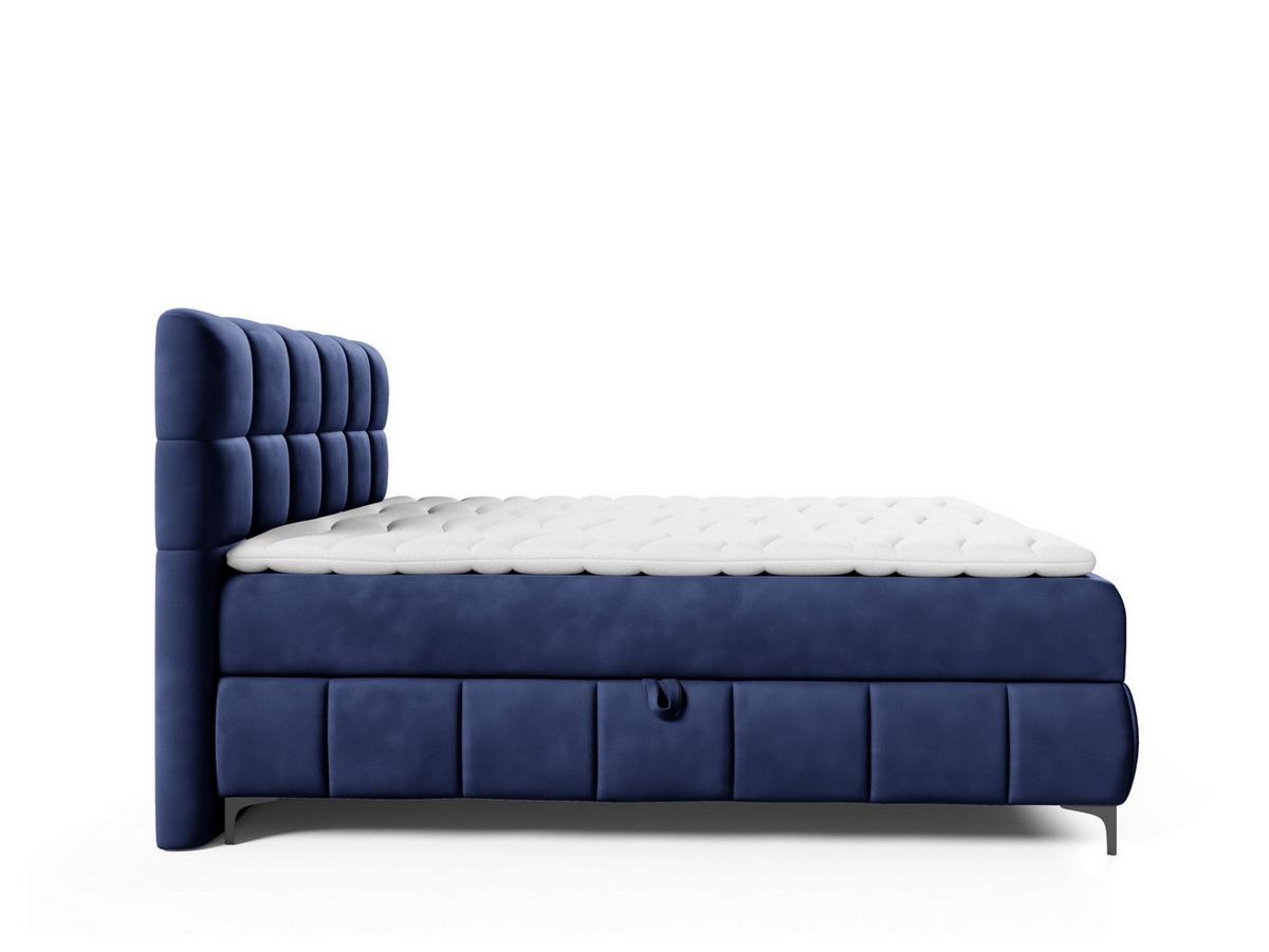 BOXBETT Sophie In Salvador - Dunkelblau, Holzwerkstoff/Textil (120/200cm) - Fun Möbel