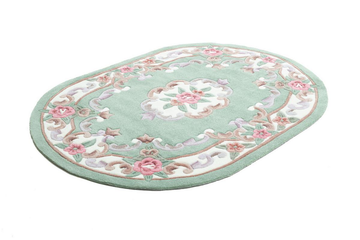 HANDTUFTTEPPICH Ming 190x290 cm - Grün, Textil (190/290cm) - THEKO