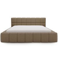 POLSTERBETT Alicante Bouclé-Stoff 180x200 Braun - Braun, Textil (180/200cm) - Graingold