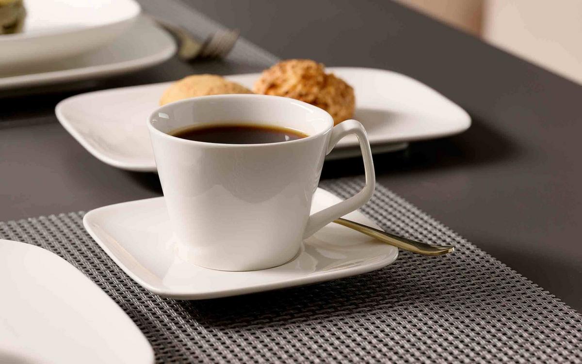 ESPRESSOUNTERTASSEN Arena weiß ø 12 cm 6er Set - Weiß, Keramik (12cm) - Ritzenhoff Breker
