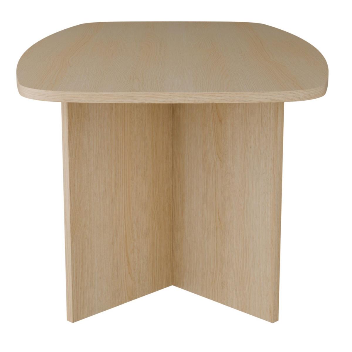 ESSTISCH PIANO Holzoptik Eiche Lindberg 190x100 cm - Beige, Holzwerkstoff (100/190/74.5cm) - Selsey