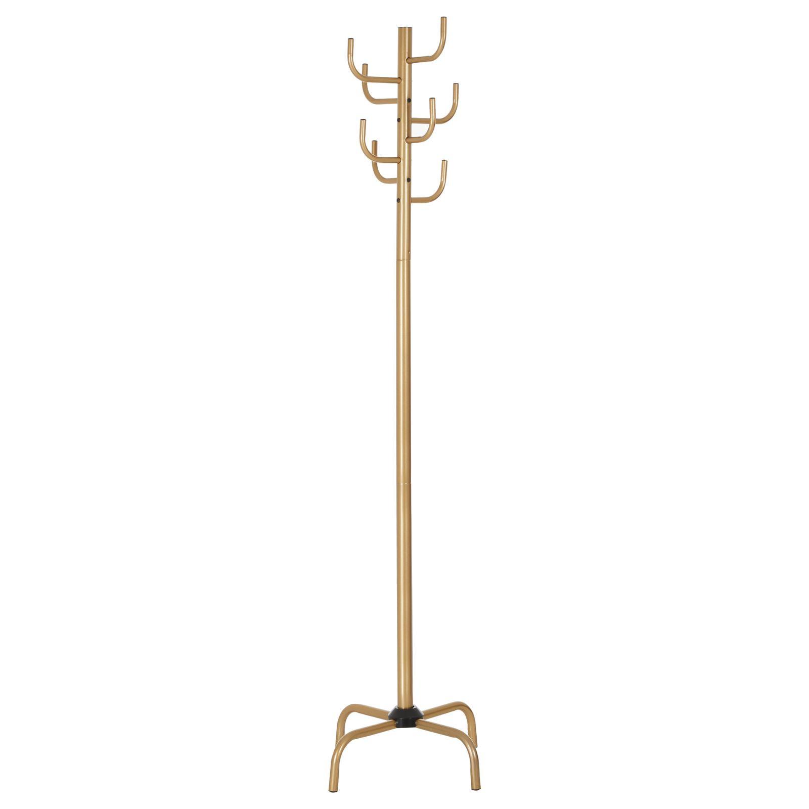 KLEIDERSTÄNDER KAKTUS gold - Goldfarben, Metall (49/177/49cm) - IDIMEX