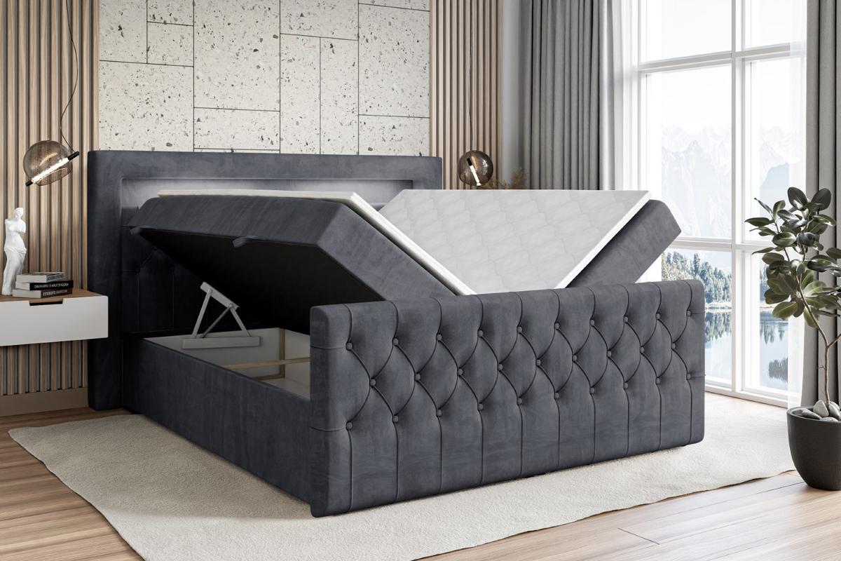 DELETED - Dunkelgrau, Holzwerkstoff (160/200cm) - ALTDECOR