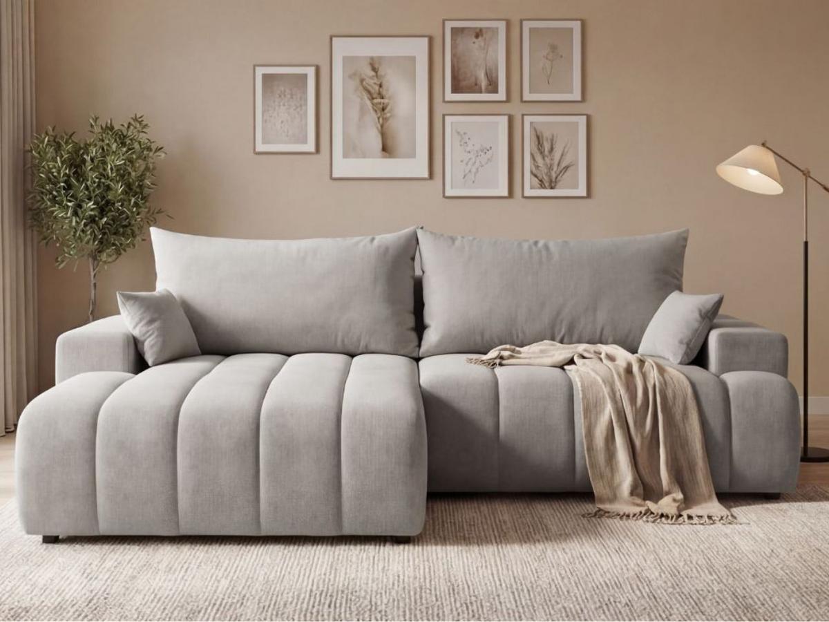 ECKSOFA Caleo Grau Links - Grau, Holz/Textil (270/170cm) - Graingold