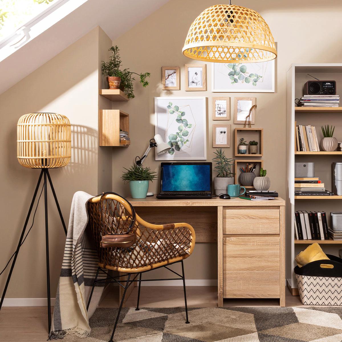 SCHREIBTISCH Soren Holz - Braun, Holzwerkstoff (120/65/77cm) - Petits-meubles