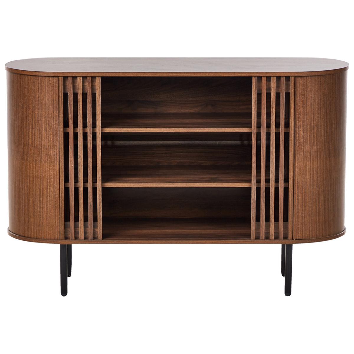 SIDEBOARD Dunkelbraun Taroon - Dunkelbraun, Holzwerkstoff (120/80/40cm) - Beliani