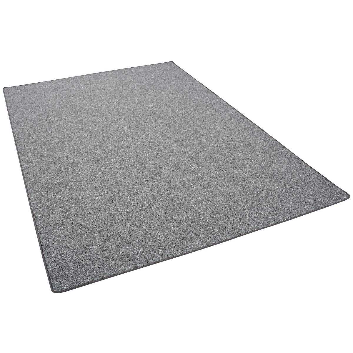 FEINSCHLINGEN VELOUR TEPPICH STRONG - Anthrazit, Textil (133/133cm) - Snapstyle