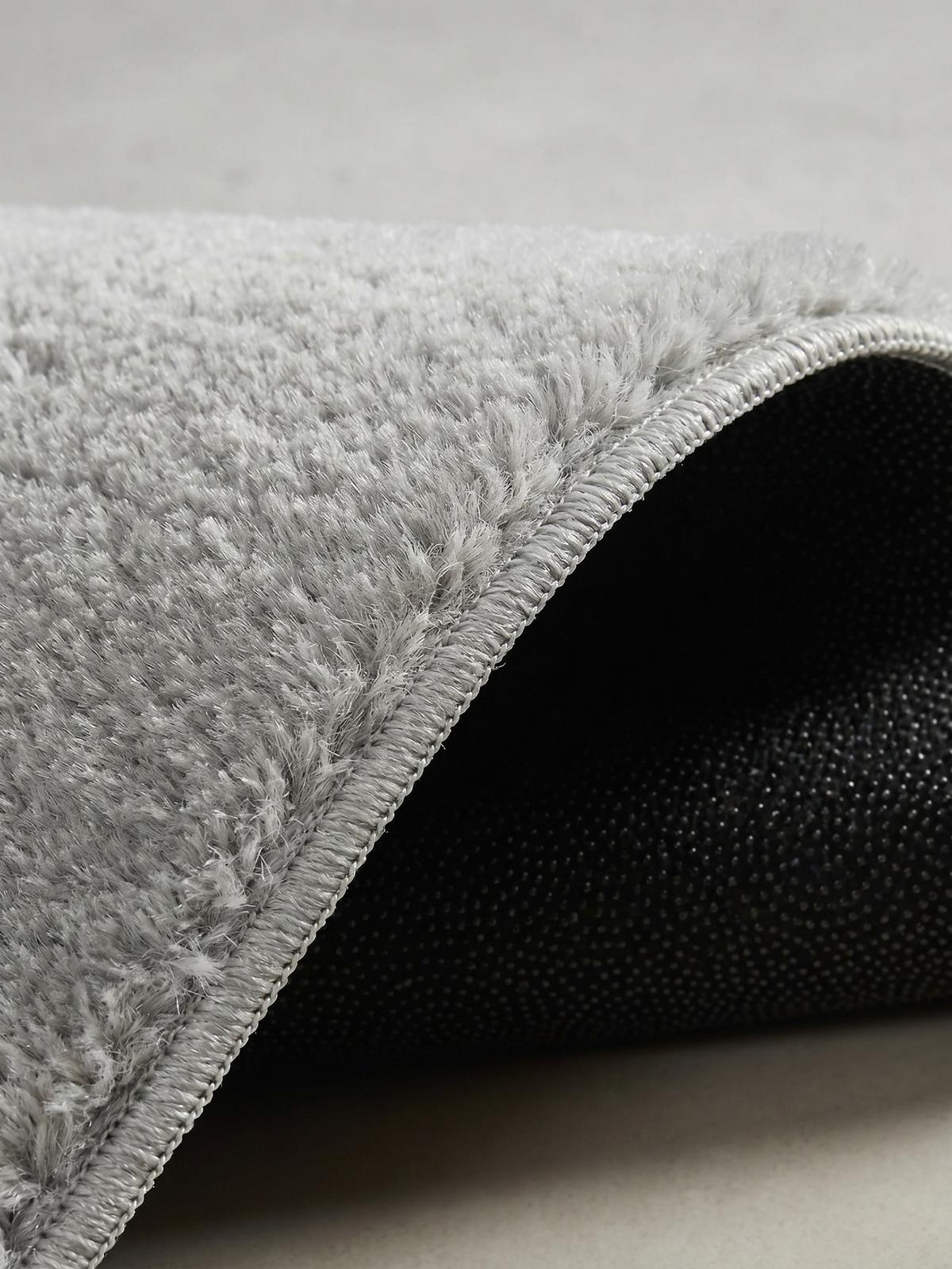 KURZFLORTEPPICH Antirutsch Uni RUTOR Polyester Grau 200 x 280 cm - Grau, Textil (200/280cm) - KADIMA DESIGN