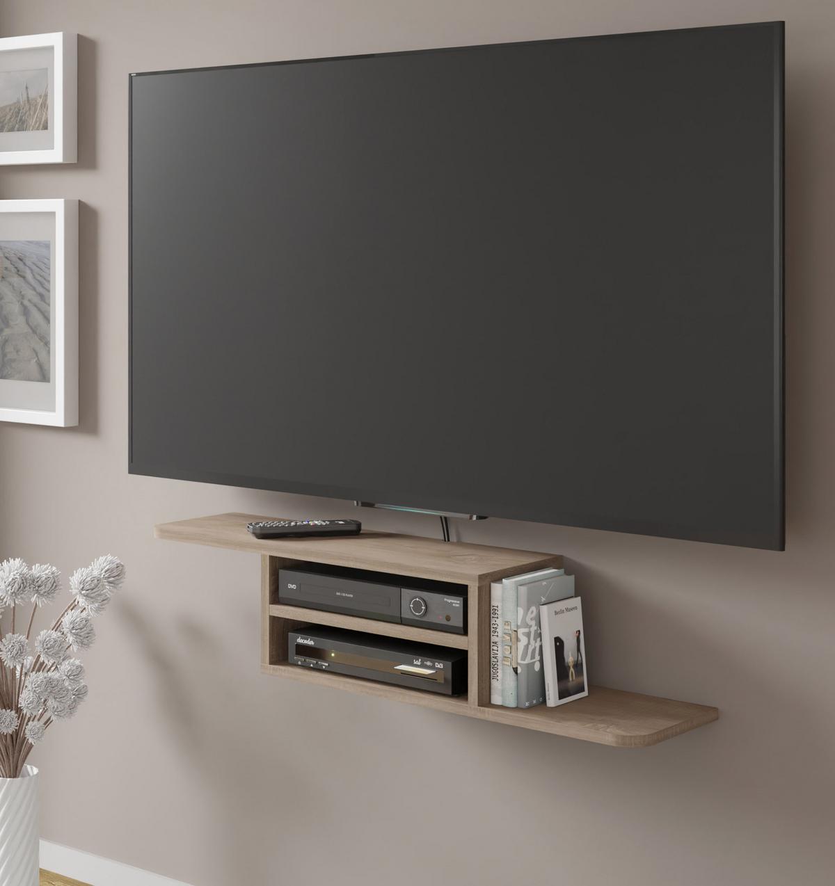 TV LOWBOARD Sonoma Eiche 90/20/22 - Sonoma Eiche, Holzwerkstoff (90/20/22cm) - RAUMHIRSCH FURNITURE