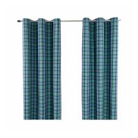 ÖSENVORHANG Schottenkaro Blackwatch blickdicht 2er-Set, 137/228 cm - Blau, Textil (137/228cm) - Homescapes