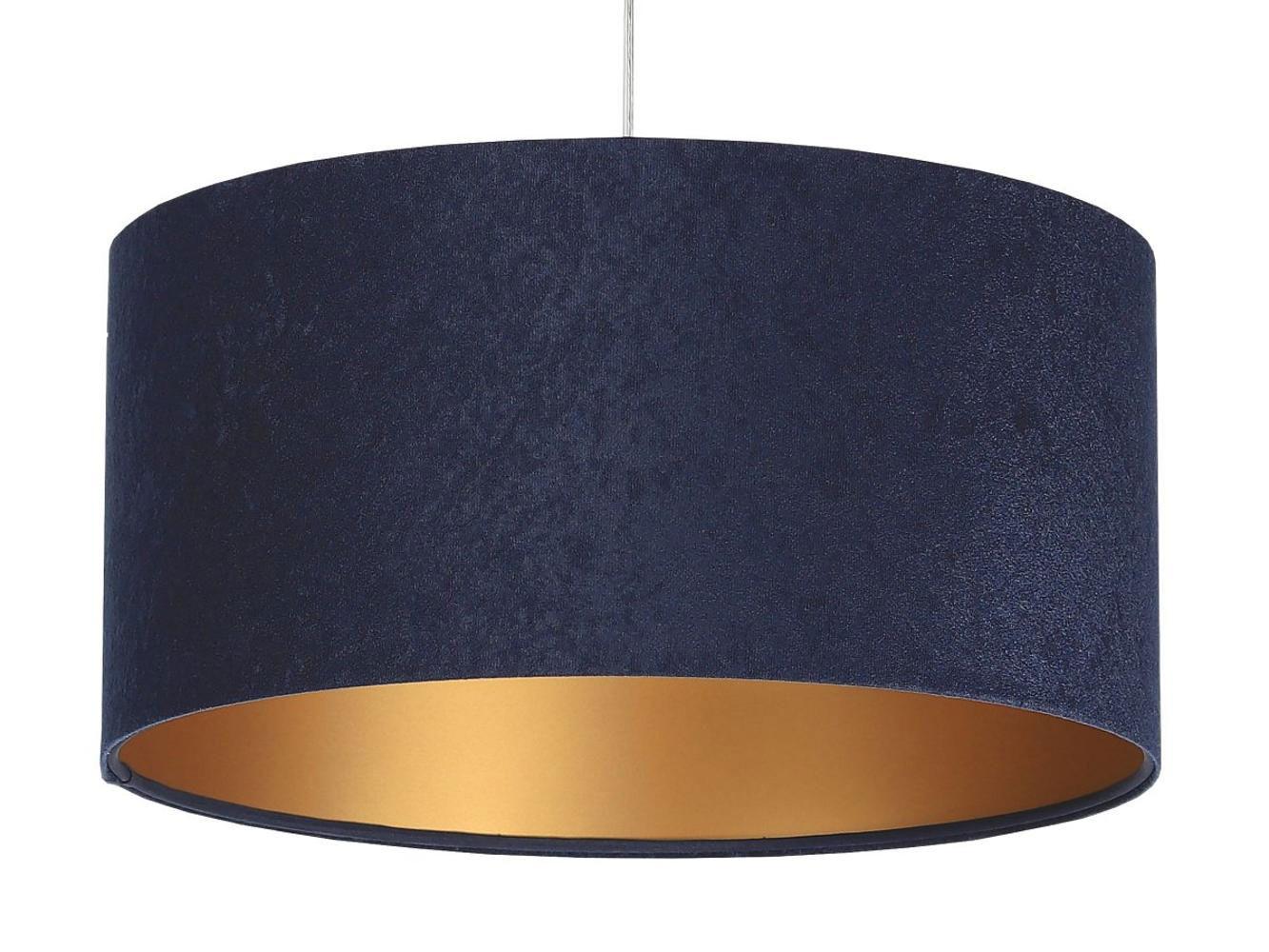 HÄNGELEUCHTE Blau 40/20 cm - Blau/Goldfarben, Kunststoff (40/0.6/20cm) - ONZENO