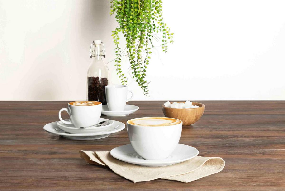 ESPRESSOTASSE MIT UNTERTASSE VIP. weiß 90 ml - Weiß, Keramik (0.09L) - Seltmann Weiden