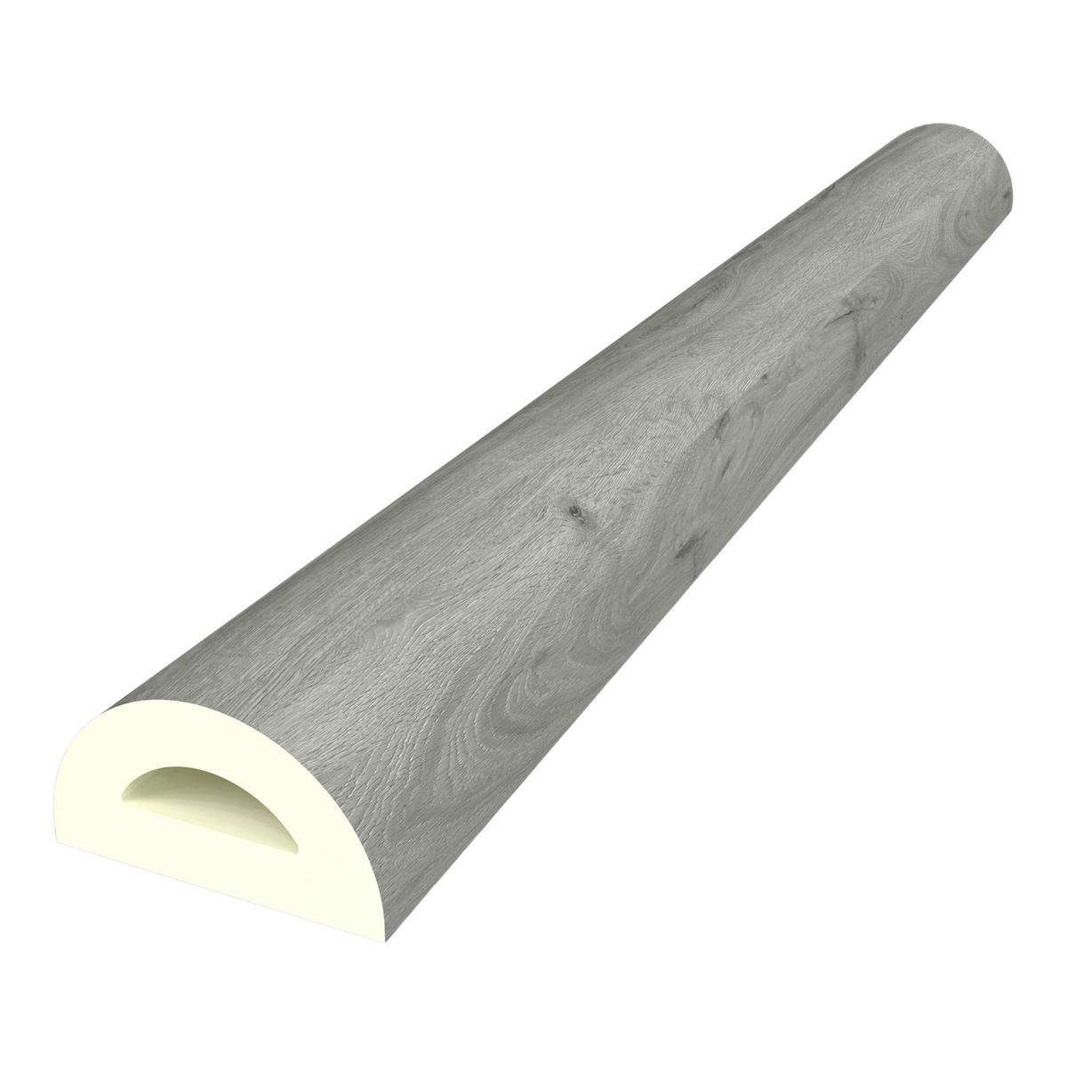 TREPPENVERKLEIDUNG-SET 6 TLG. Bunschoten - Grau, Kunststoff (120/32cm) - NEU.HOLZ