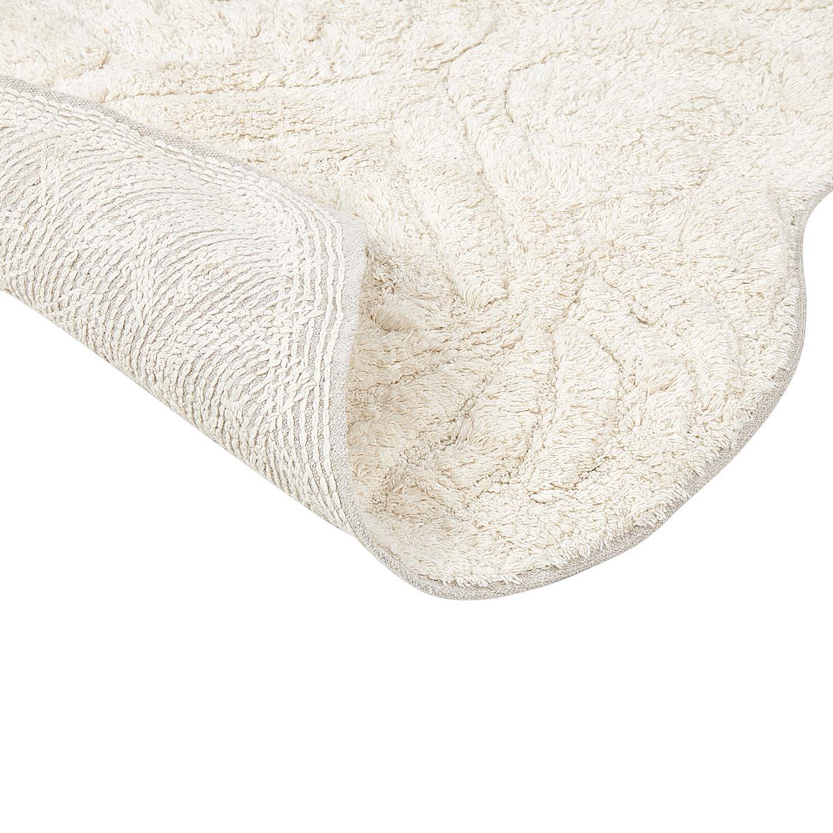 BADEMATTE Beige 150/60 cm Canbar - Beige, Textil (150/60cm) - Beliani