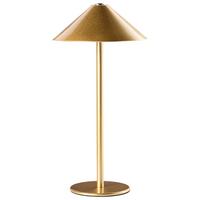 KABELLOSE LED Tischlampe mit Dimmer Metall Gold Modjo - Goldfarben, Metall (16/16/30cm) - Beliani