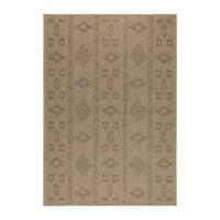 TEPPICH Outdoor KASBERG in Schwarz, im Vintage-Stil, 120 x 170 cm - Beige, Textil (170/120cm) - KADIMA DESIGN