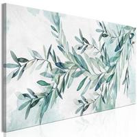 KUNSTDRUCK Grün 135/45 cm - Grün, Textil (135/45cm) - KUNSTLOFT