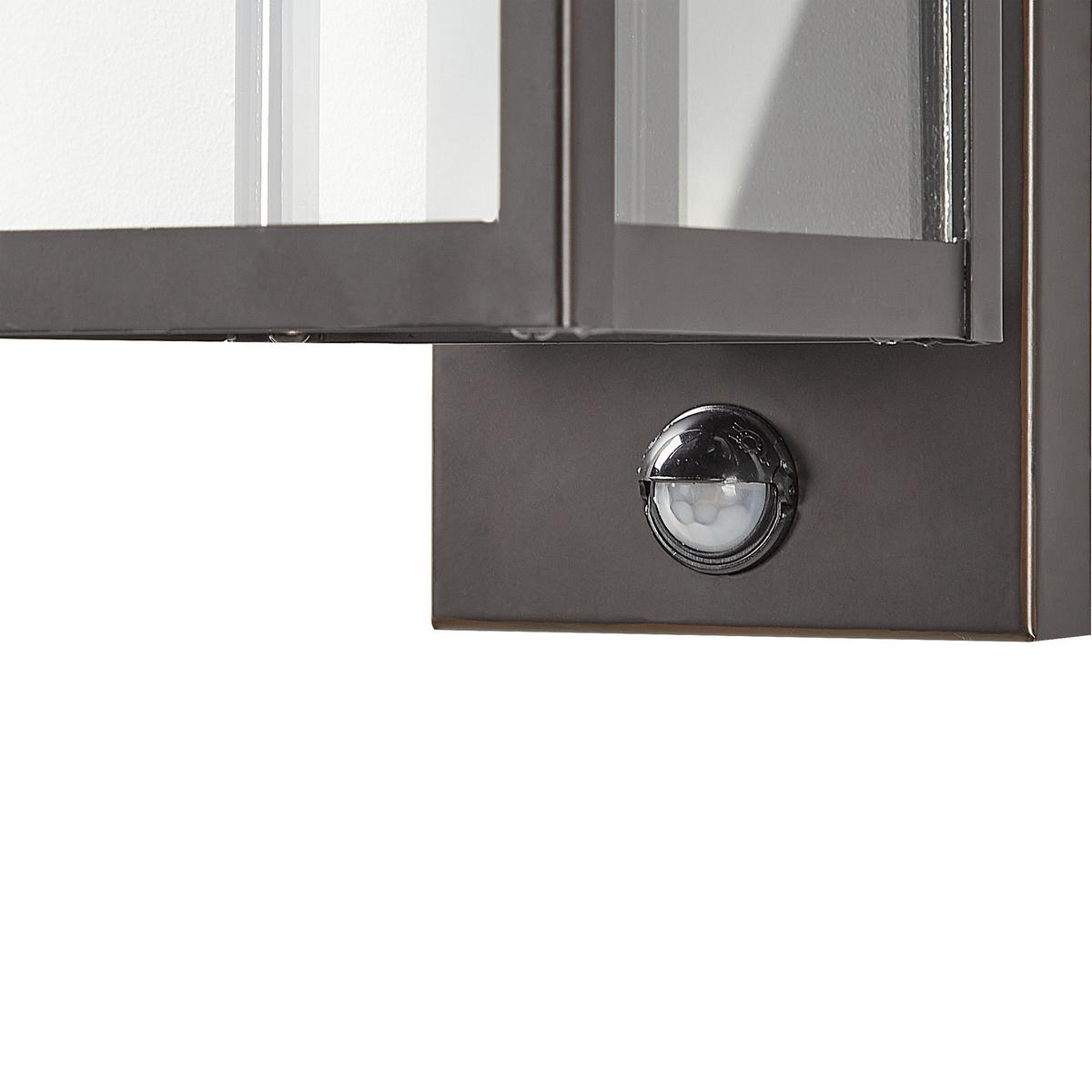 AUSSENWANDLEUCHTE Megget 20/20/33 cm - Schwarz, Metall (20/33/20cm) - Beliani