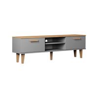 TV-MÖBEL Denver Grau - Grau, Holzwerkstoff (35/47/160cm) - Petits-meubles