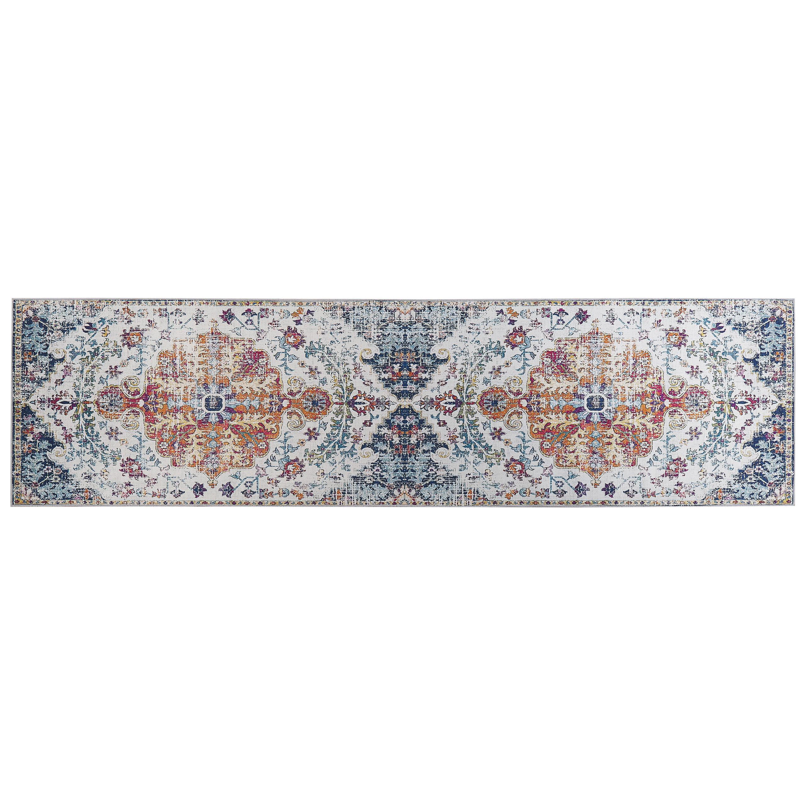 VINTAGE-TEPPICH Enayem 300/80 cm - Multicolor, Kunststoff (80/300cm) - Beliani