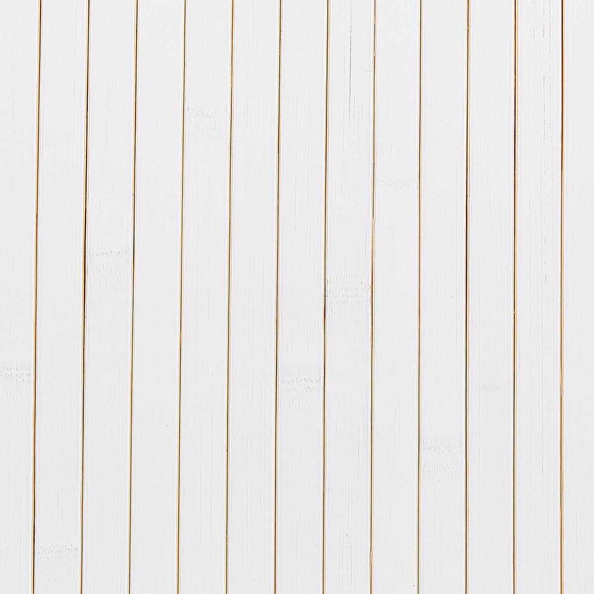 KORB Weiß Komari - Weiß, Holz (40/60/30cm) - Beliani