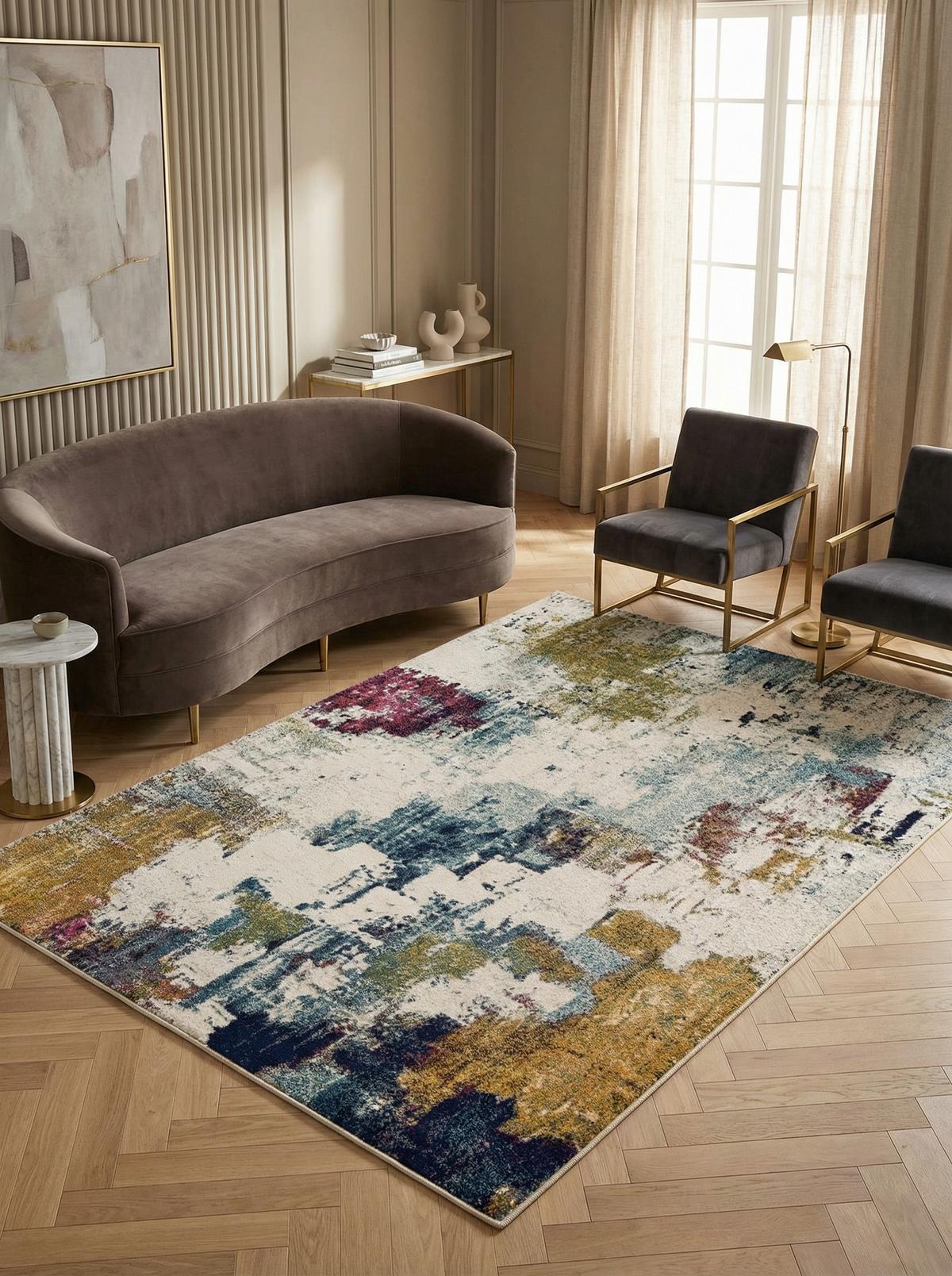 TEPPICH LODI-Padana, abstrakt, Bunt, 200 x 290 cm - Multicolor, Textil (200/290cm) - KADIMA DESIGN