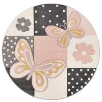 KINDERTEPPICH, im Patchwork-Stil, Mehrfarbig, Ø 160 cm - Multicolor, Textil (160/160cm) - KADIMA DESIGN