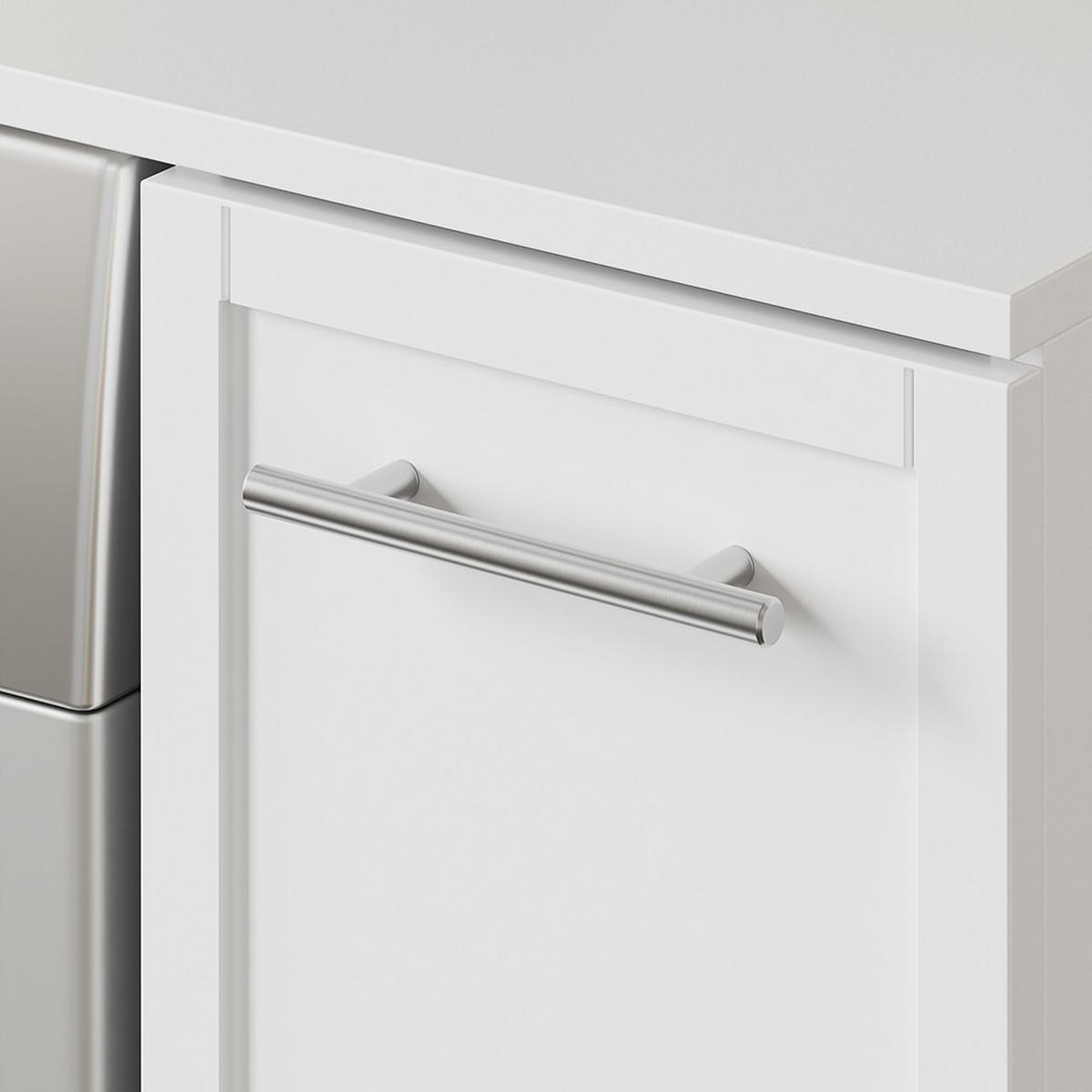SEITENSCHRANK mit Schubladen für Waschmaschine BZR229-W - Ahornfarben, Fell (90/88/60cm) - SoBuy
