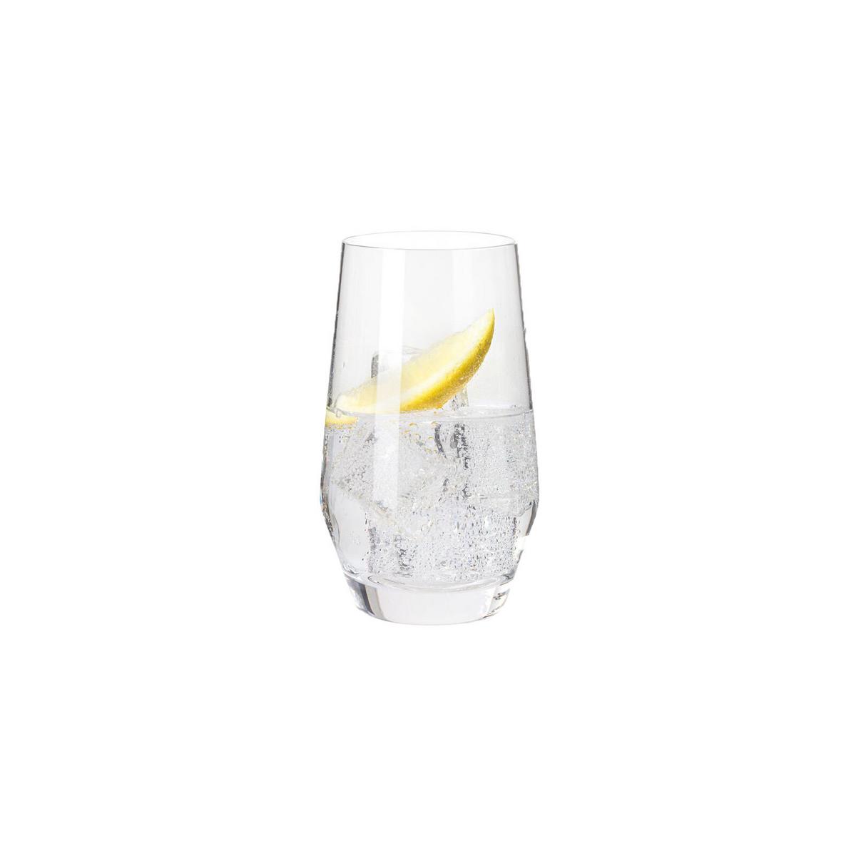 TRINKGLÄSER Puccini transparent 365 ml 6er Set - Transparent, Glas (0.365L) - Leonardo Living