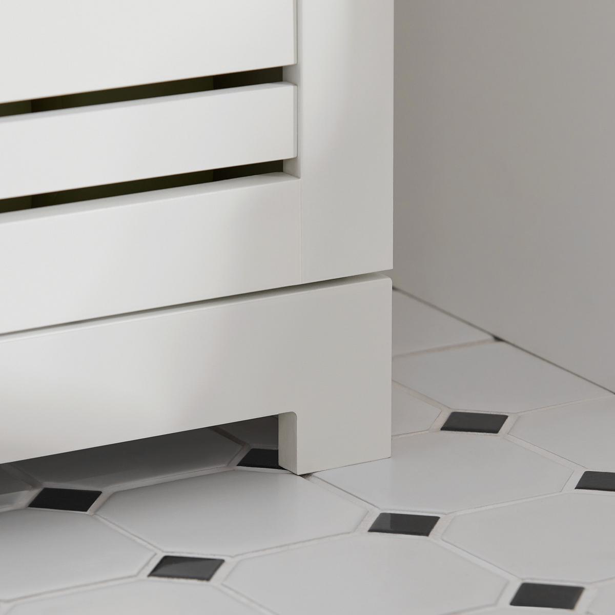 BADEZIMMERSCHRANK Weiß - Weiß, Holzwerkstoff (60/82/30cm) - SoBuy